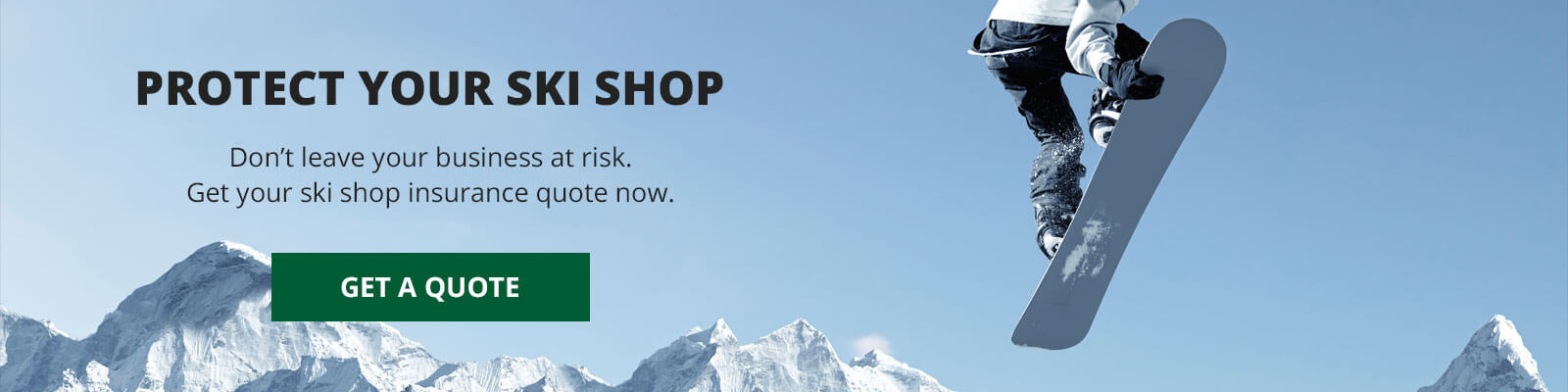 Ski Shop Insurance CTA