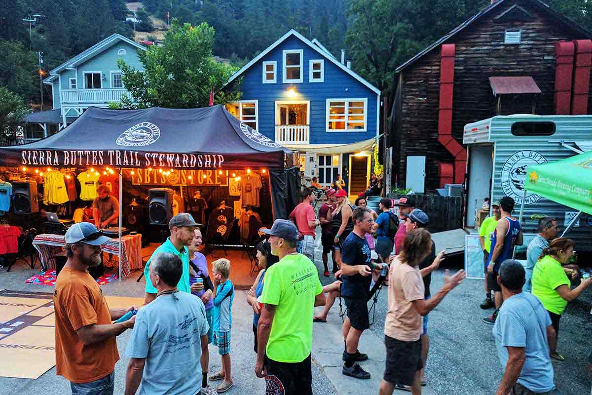 Stewardship volunteers at The Downieville Classic.